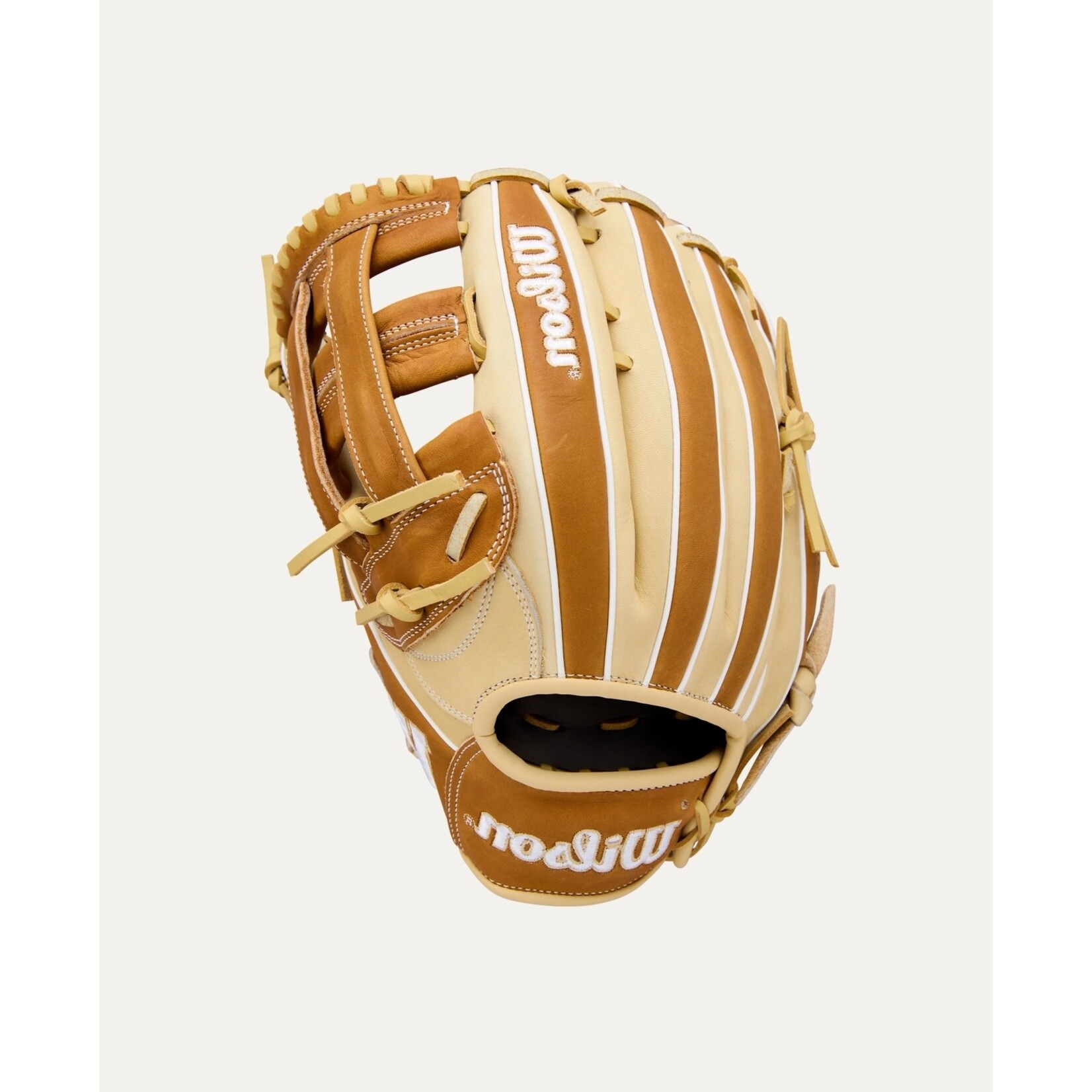 Wilson Wilson Baseball Glove, A1000 1750, 12.5", Full Right, Blonde/Saddle Tan/Wht