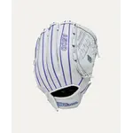 Wilson Wilson Fastpitch Glove, A500 Siren, 12.5", Reg, Wht/Seafoam/Pur, Youth