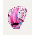Wilson Wilson Fastpitch Glove, Flash, 12", Reg, Wht/Pnk, Youth