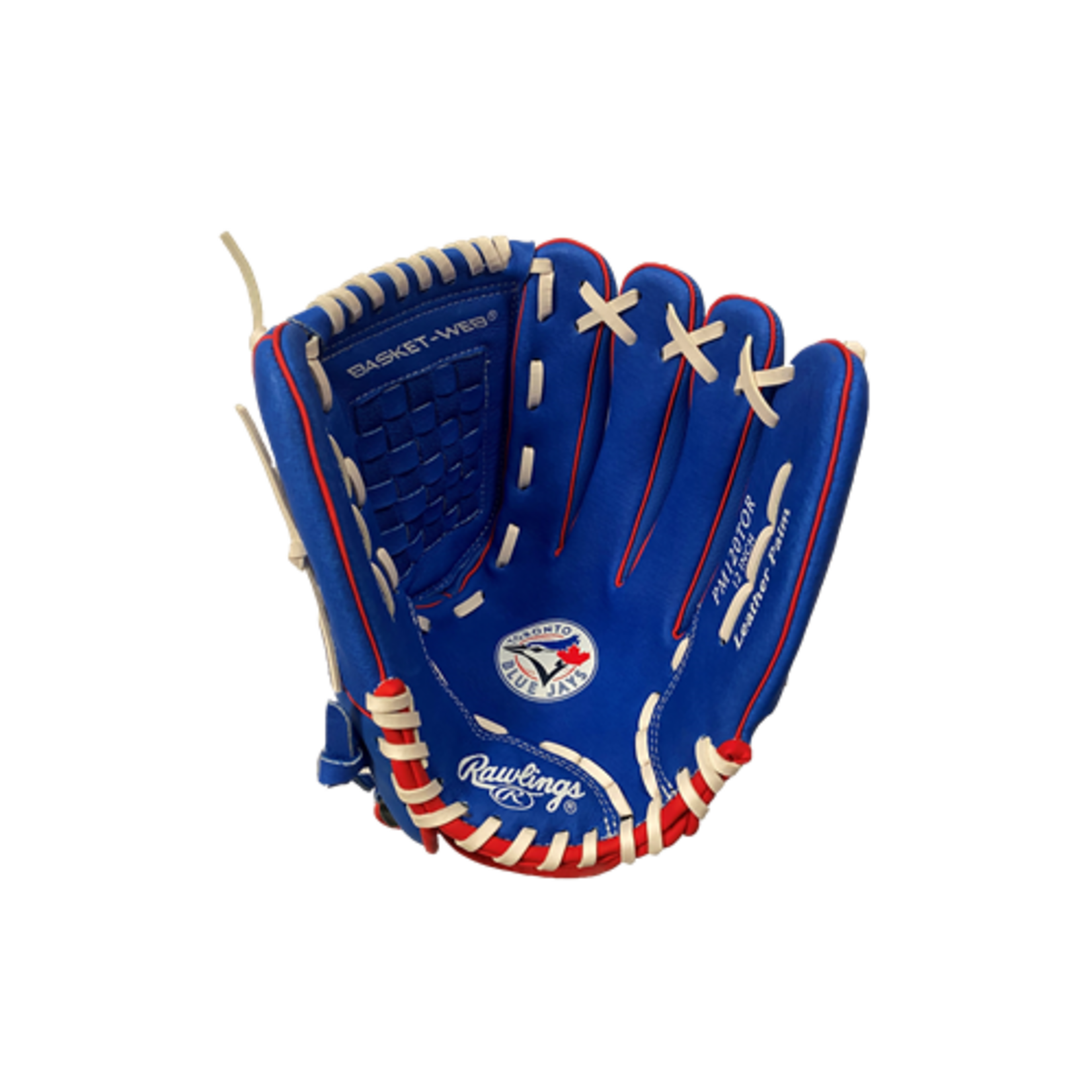 Rawlings Rawlings Baseball Glove, Playmaker Toronto Blue Jays Series, PM120TOR, 12”, Reg, Youth