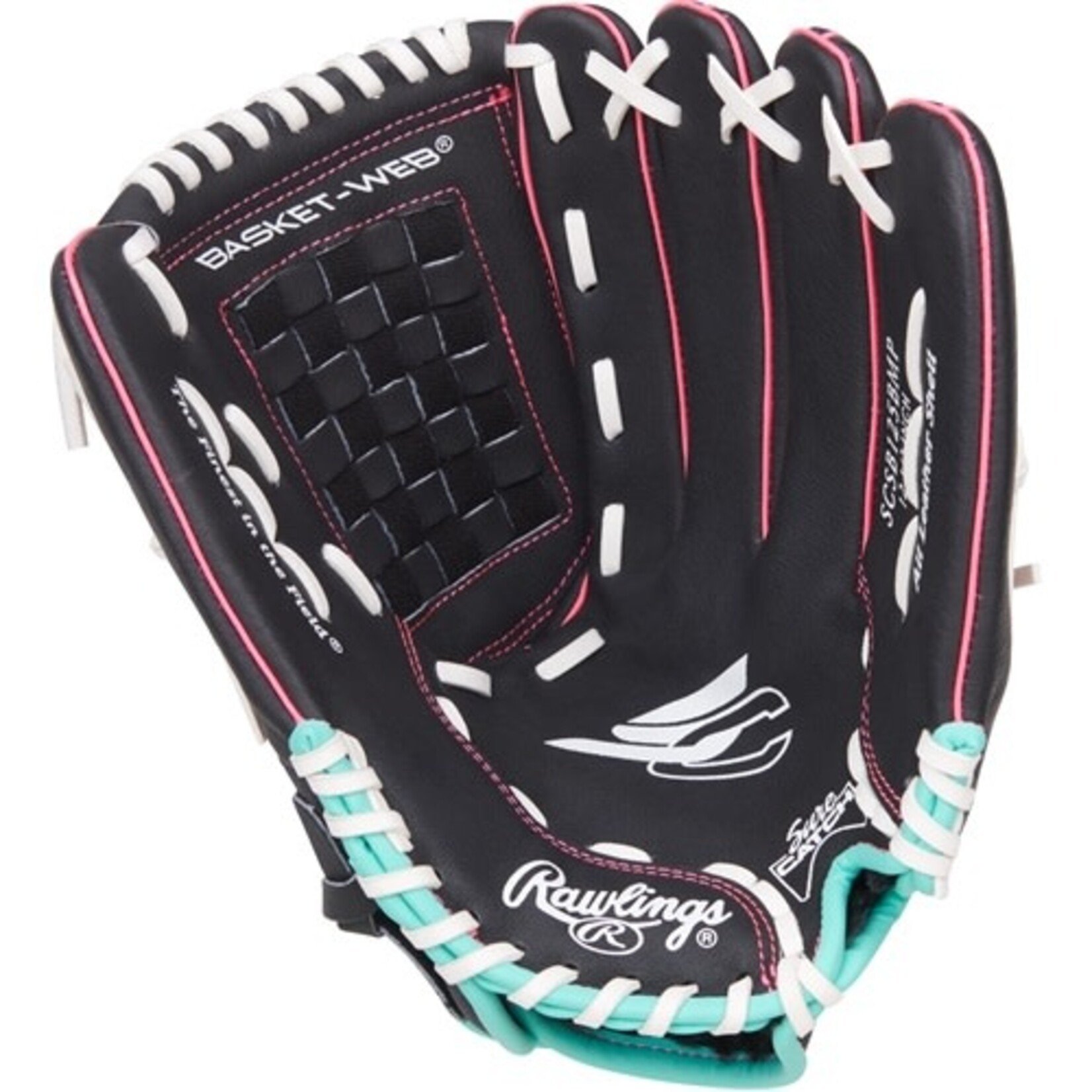 Rawlings Rawlings Fastpitch Glove, Sure Catch Softball, SCSB125BMP, 12.5”, Reg, Youth