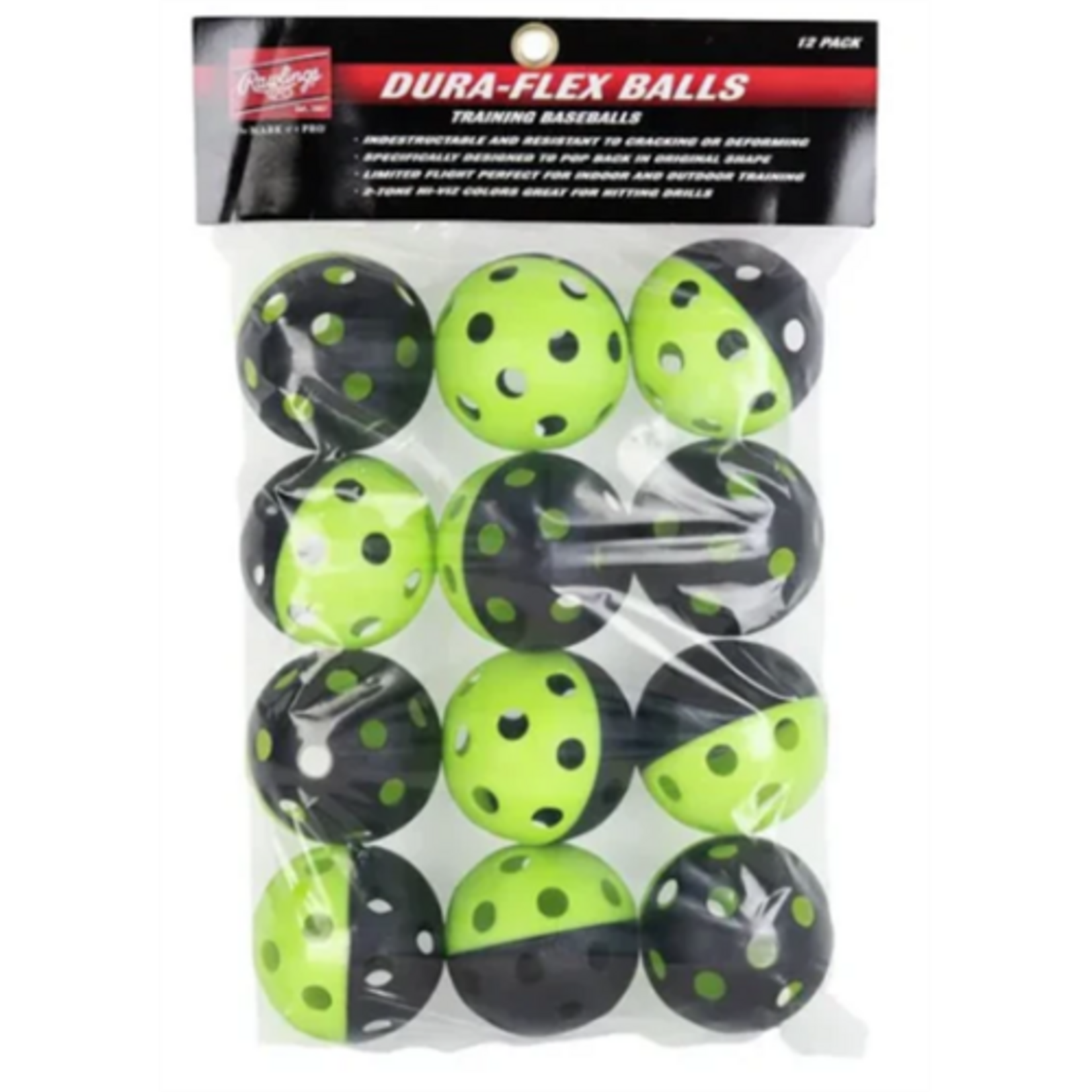Rawlings Rawlings Dura-Flex 9" Training Balls, 12-Pack