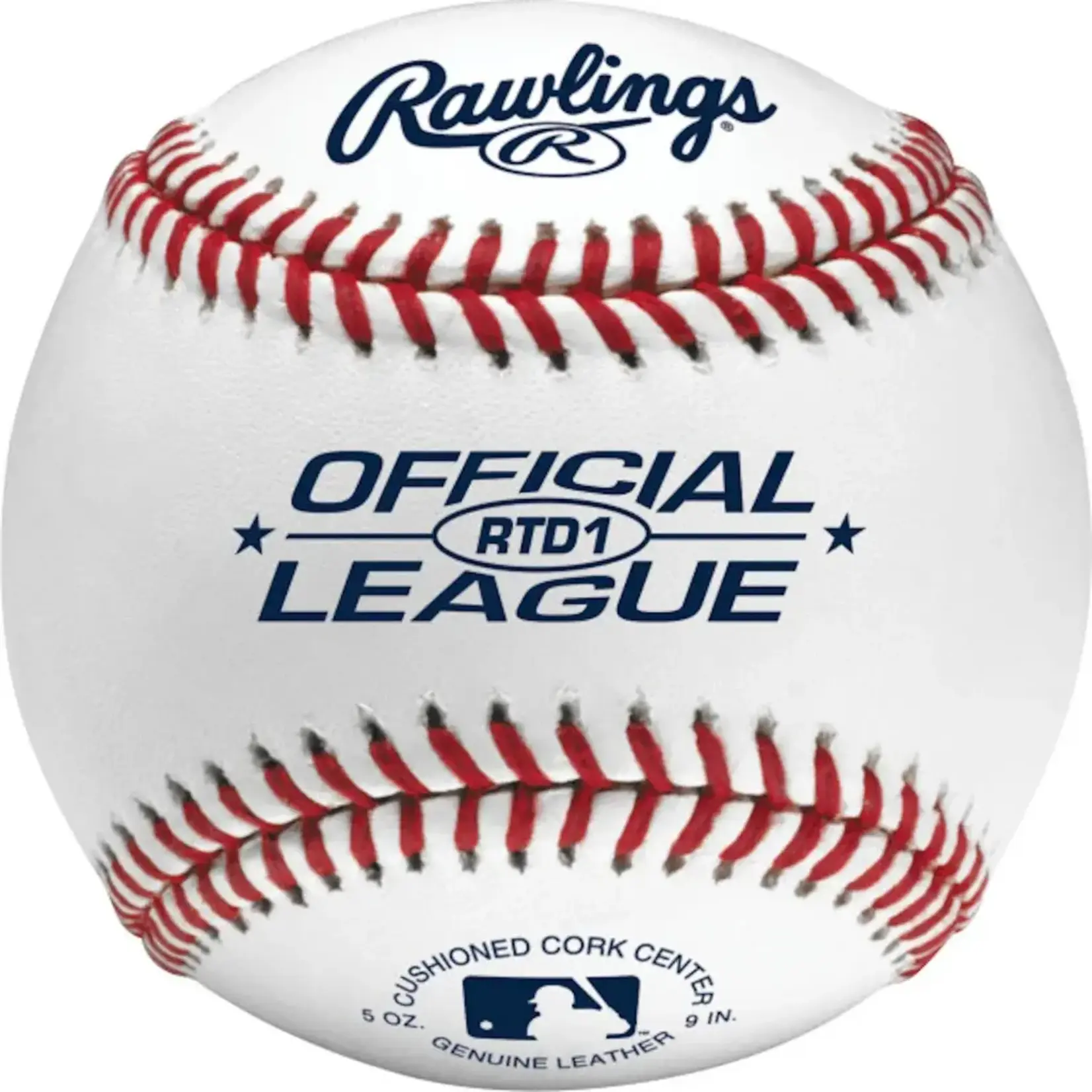 Rawlings Rawlings Baseball, RTD1, 9", Wht, 12-Pack