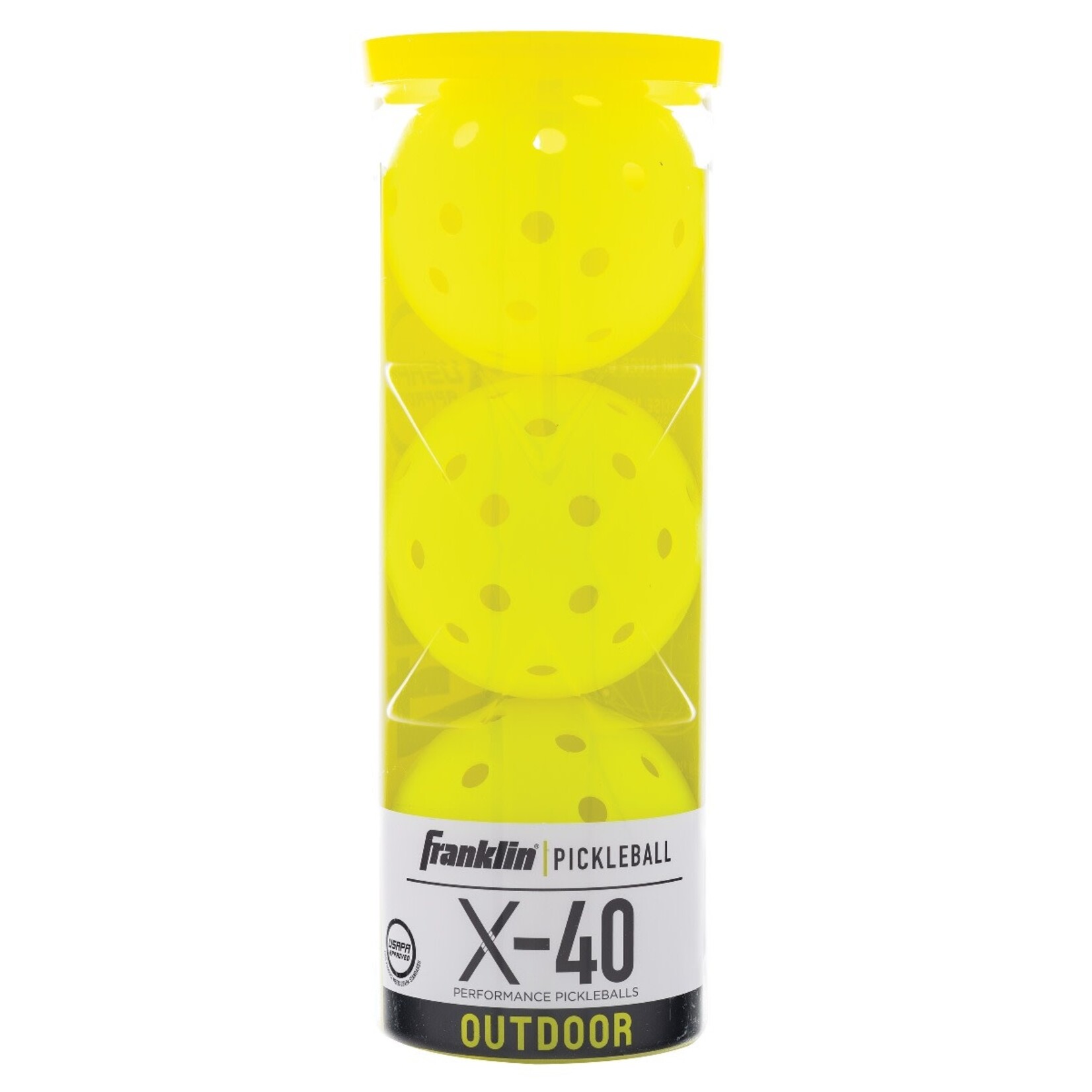 Franklin Franklin Pickleballs, X-40 Outdoor, 3-Pack, Optic