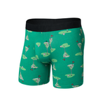 Saxx Saxx Underwear, DropTemp Cooling Cotton BB, Mens, GML-Golf Martini-Lush Meadow