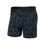 Saxx Saxx Underwear, Daytripper BB Fly, Mens, ICN-Ikat Chevron-Deep Nvy
