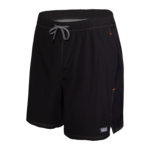 Saxx Saxx Board Shorts, Oh Buoy 2N1 Volley 7", Mens, BLK-Blk