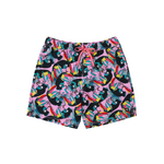 Saxx Saxx Board Shorts, Oh Buoy 2N1 Volley 7", Mens, TPT-Toucan Party-Taffy