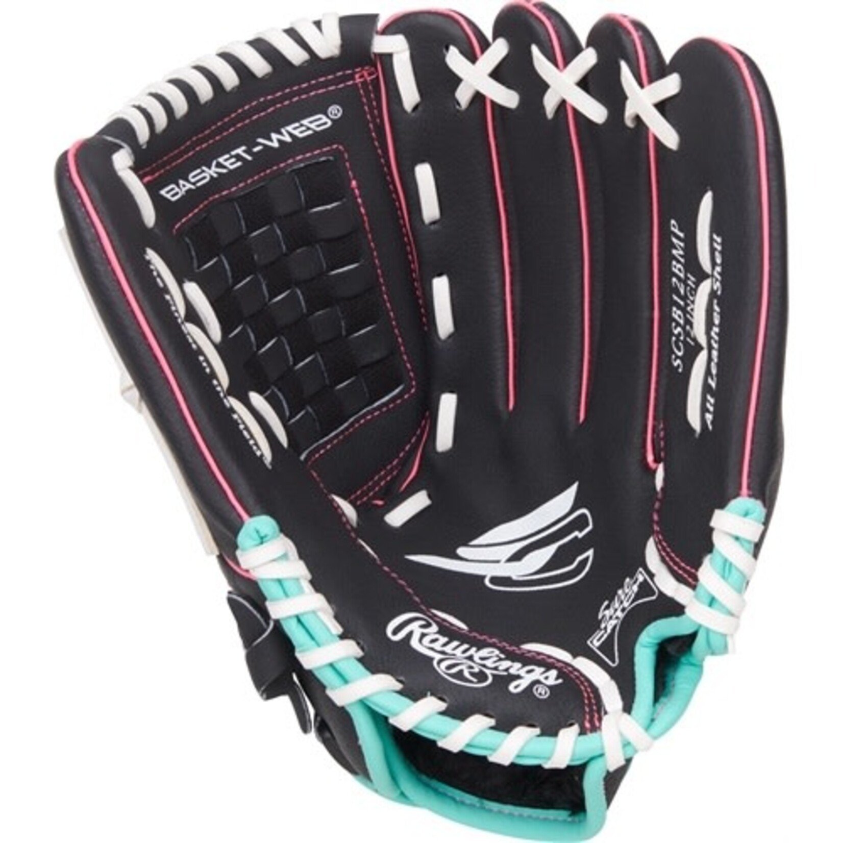 Rawlings Rawlings Fastpitch Glove, Sure Catch Softball, SCSB12BMP, 12”, Reg, Youth