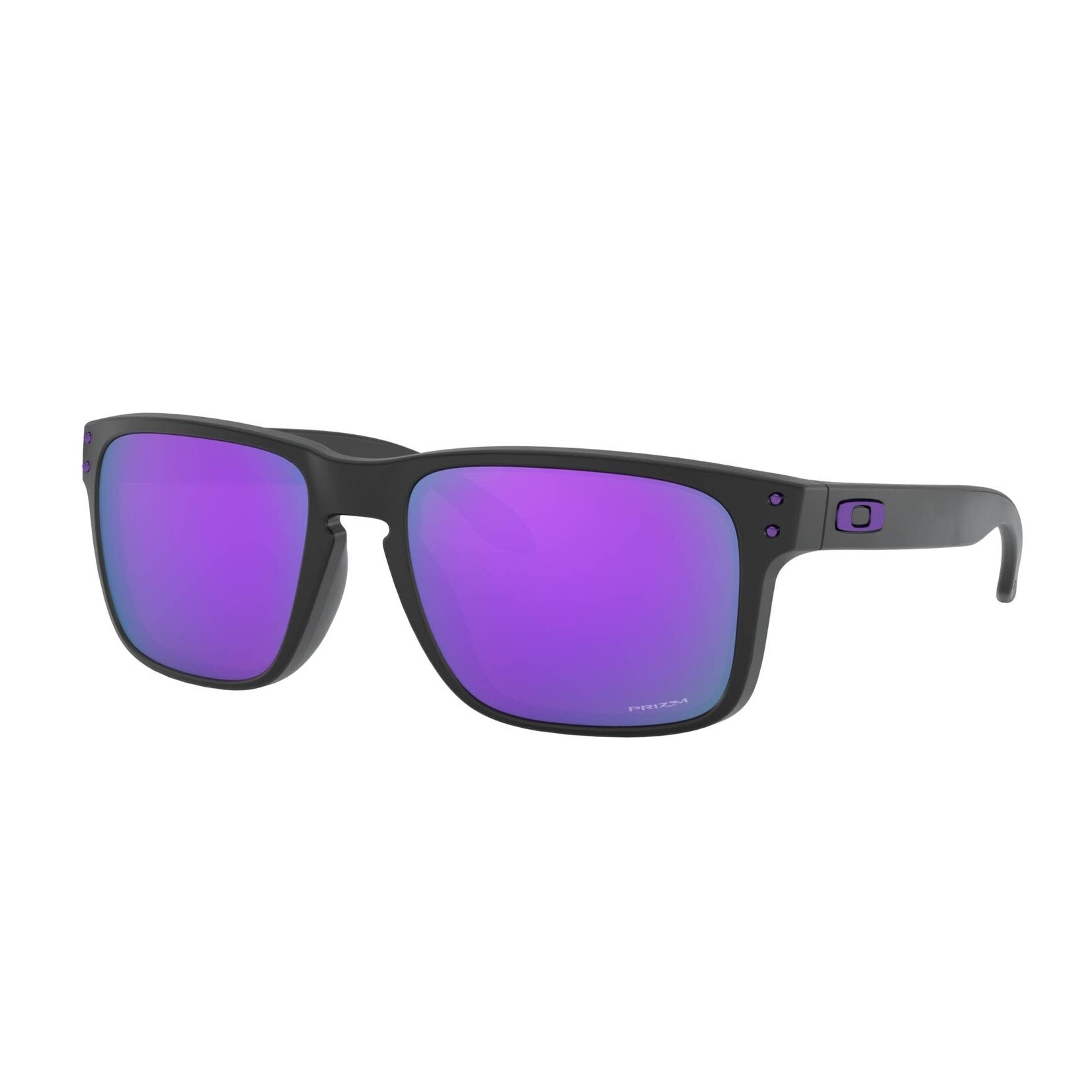 Oakley Oakley Sunglasses, Holbrook, Matte Blk, Prizm Violet