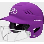 Rawlings Rawlings Batting Helmet, Coolflo Highlighter w/Softball Face Mask, OSFM
