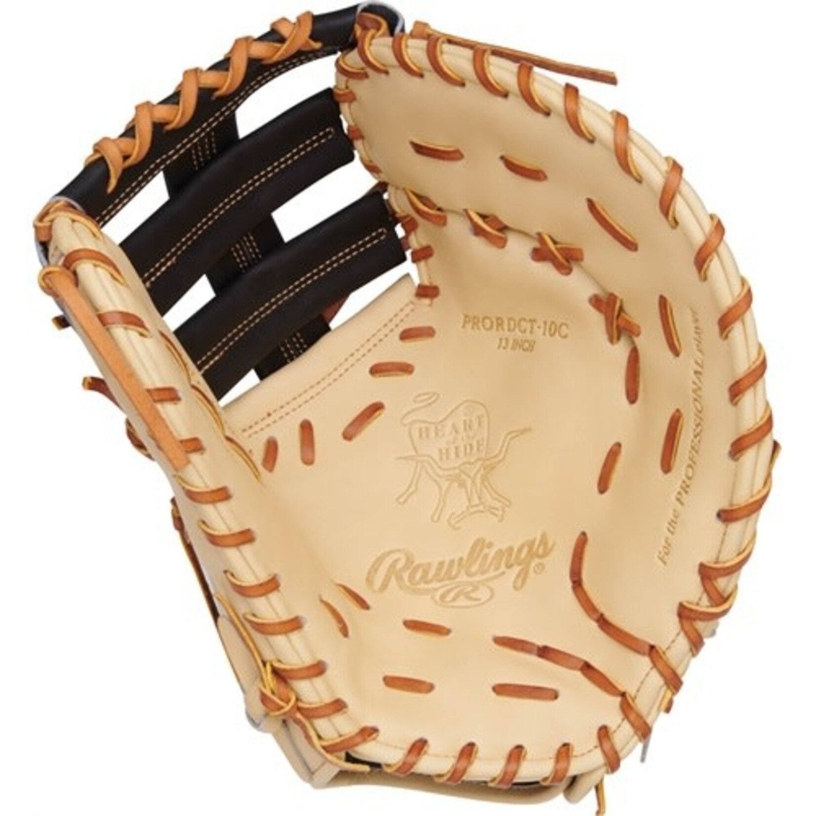 Rawlings Rawlings Baseball Glove, Heart of the Hide PRORDCT-10C, 13”, Reg, First Base Mitt