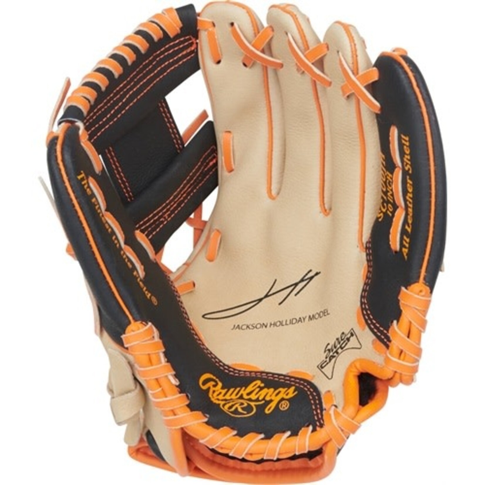 Rawlings Rawlings Baseball Glove, Sure Catch Series, SC100JH, 10”, Reg, Youth
