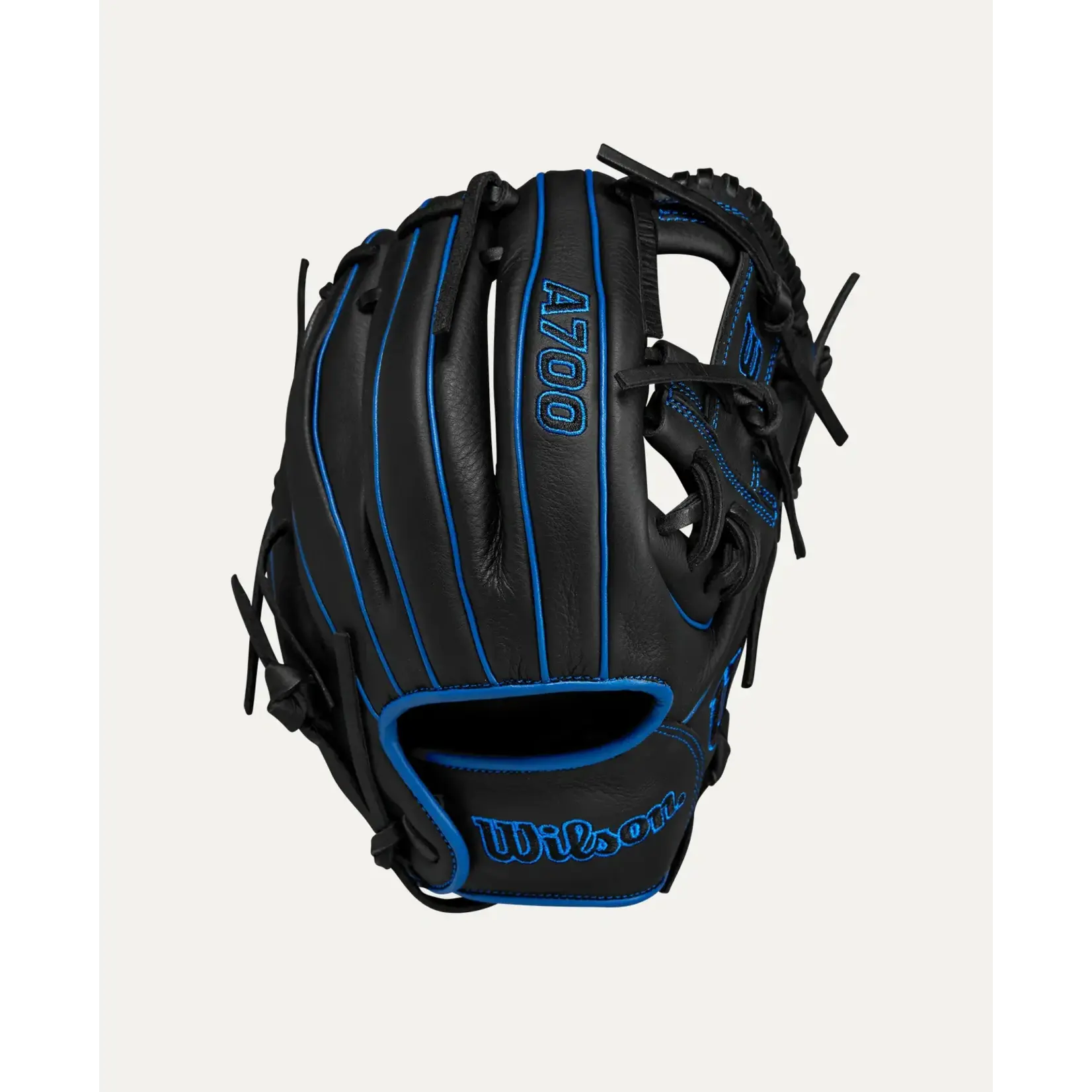 Wilson Wilson Baseball Glove, A700, 11.25”, Reg, Blk/Royal, Youth