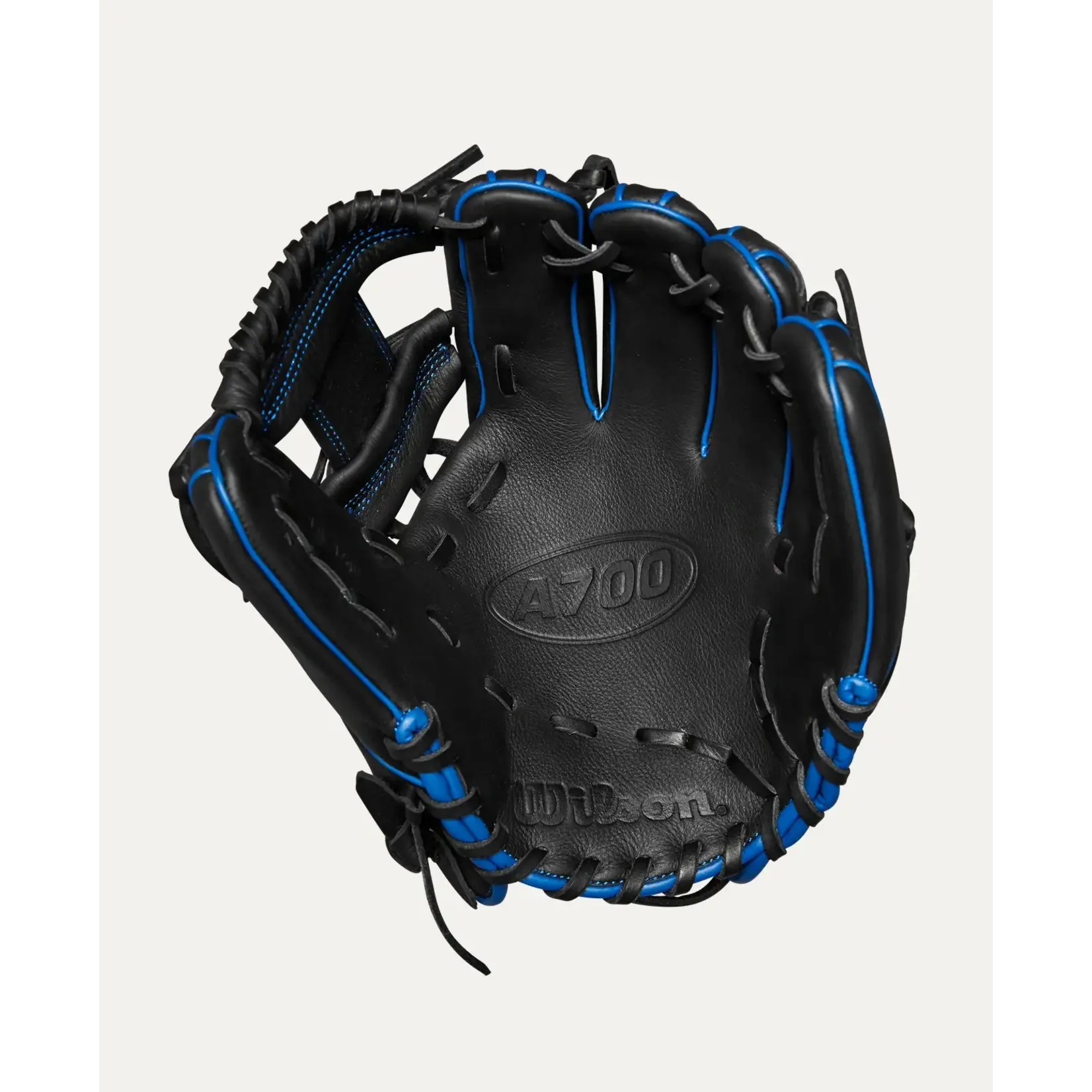 Wilson Wilson Baseball Glove, A700, 11.25”, Reg, Blk/Royal, Youth