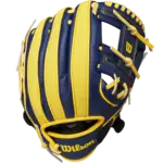 Wilson Wilson Baseball Glove, A200 EZ Catch Savannah Bananas, 10", Reg, Yel/Nvy, Youth