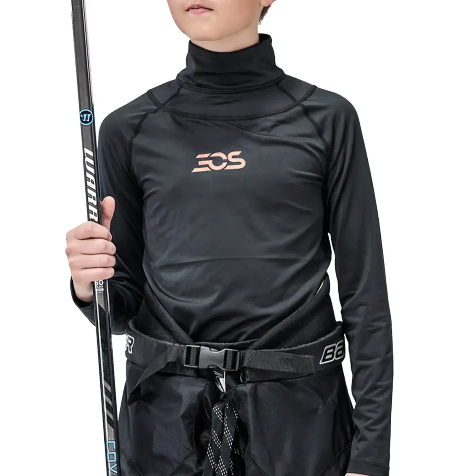 EOS LS Baselayer Shirt w/ Neck Guard, Junior