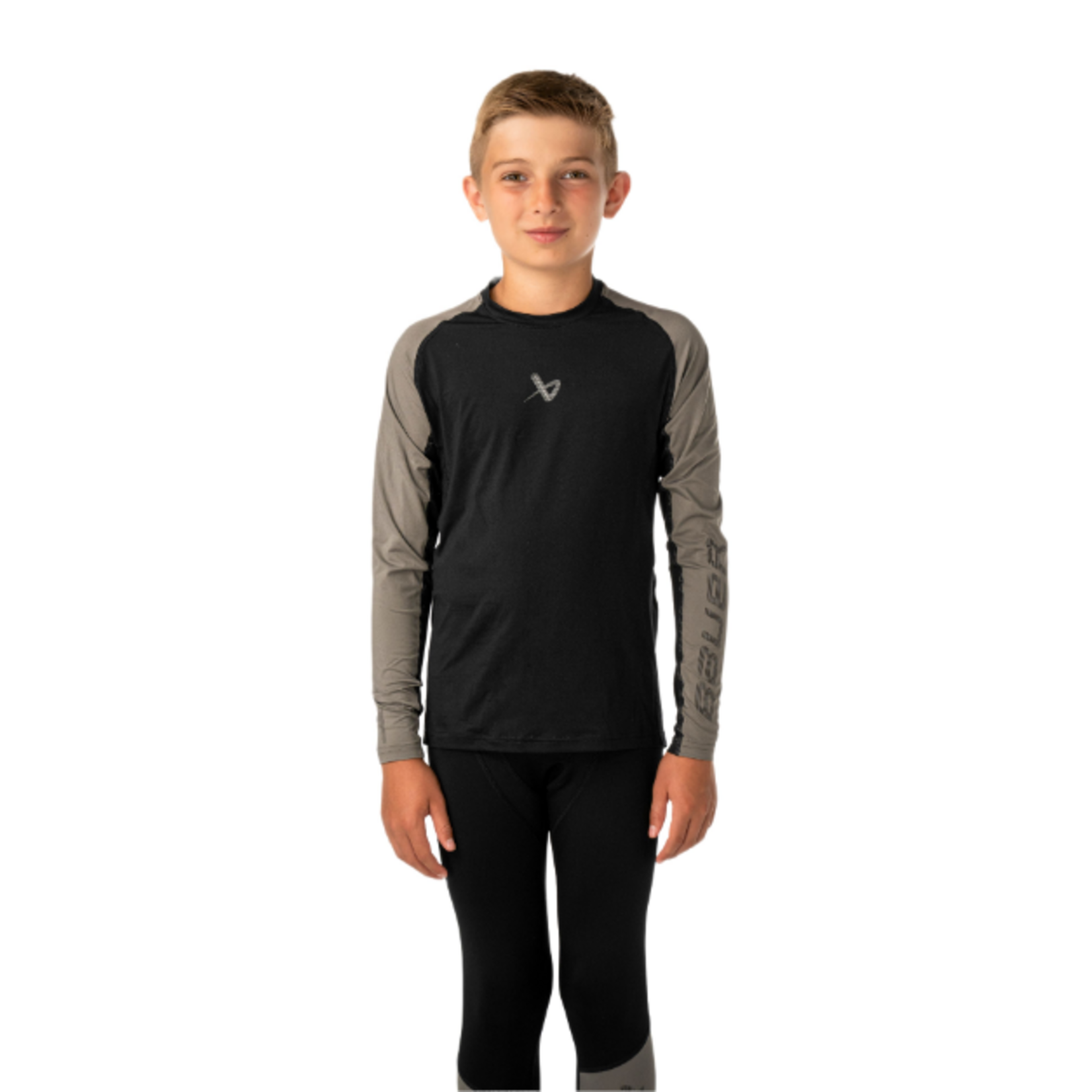 Bauer Bauer Long Sleeve Shirt, Performance Baselayer Top, Youth