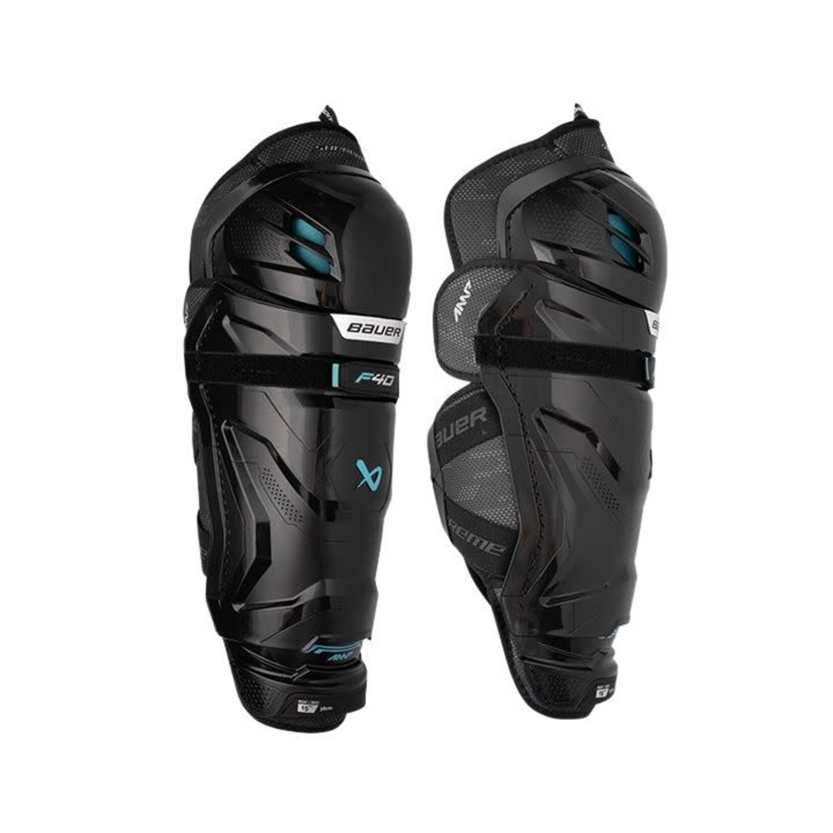 Bauer Bauer Hockey Shin Pads, Supreme F40, Intermediate