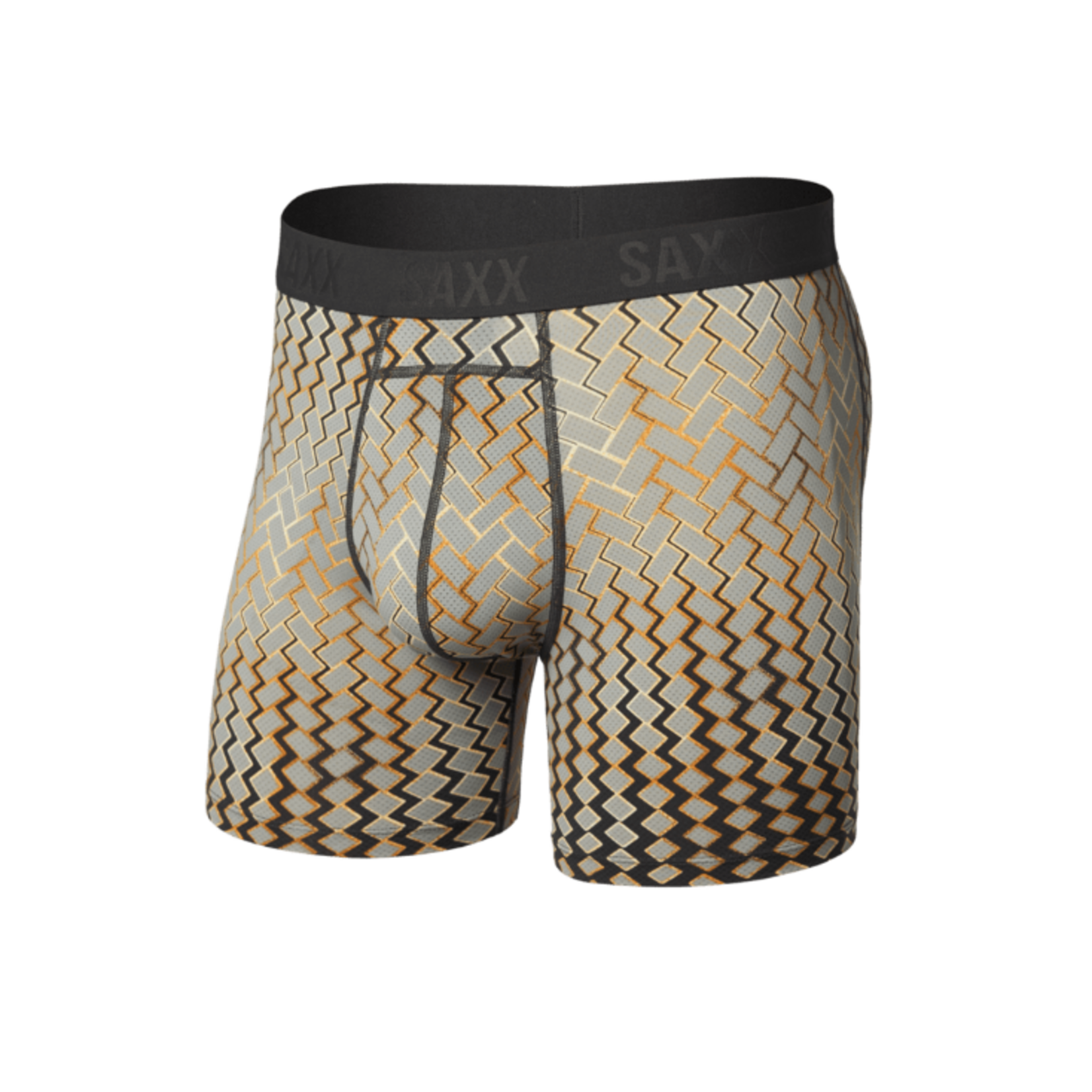 Saxx Saxx Underwear, Smooth Flex Light Compression Boxer Brief, Mens, LWF-Lustre Weave-FD Blk