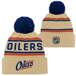 Outerstuff Outerstuff Toque, 3rd Jersey Jacquard Cuff Pom, NHL, Kids, Edmonton Oilers