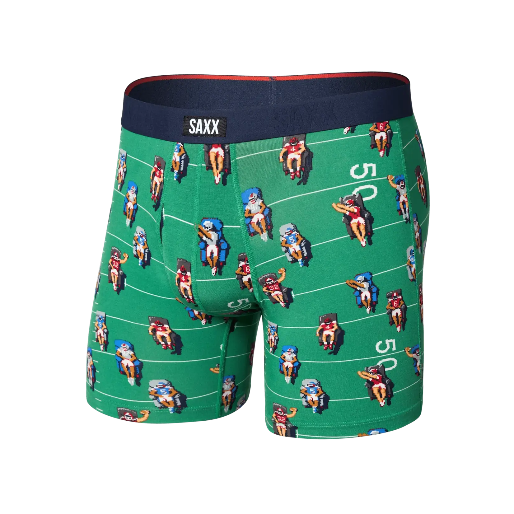 Saxx Saxx Underwear, Vibe Xtra BB Fly, Mens, AQG-Armchair QB-Lawn Grn