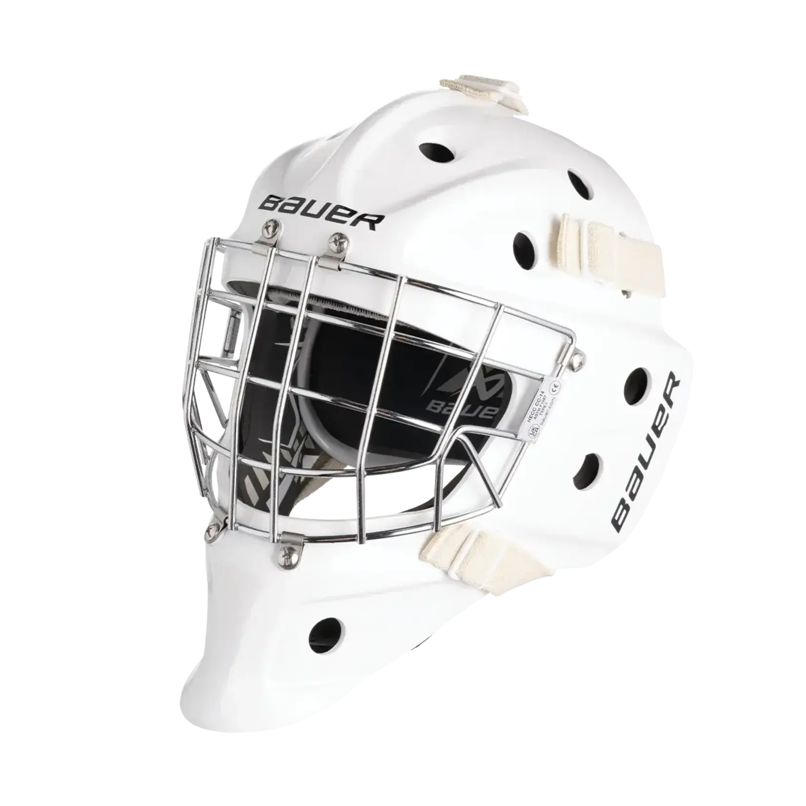 Bauer Bauer Hockey Goal Helmet, 930, Junior Wht OS