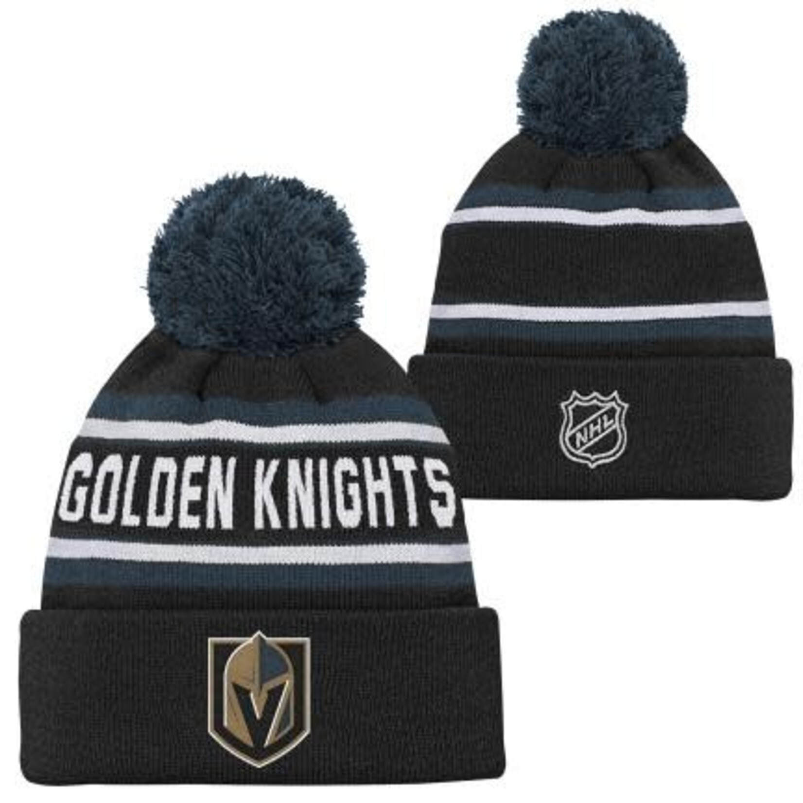 Outerstuff Outerstuff Toque, Jacquard Cuffed Knit Pom, NHL, Youth, Vegas Golden Knights