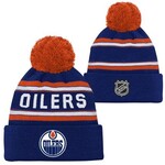 Outerstuff Outerstuff Toque, Jacquard Cuffed Knit Pom, NHL, Youth, Edmonton Oilers