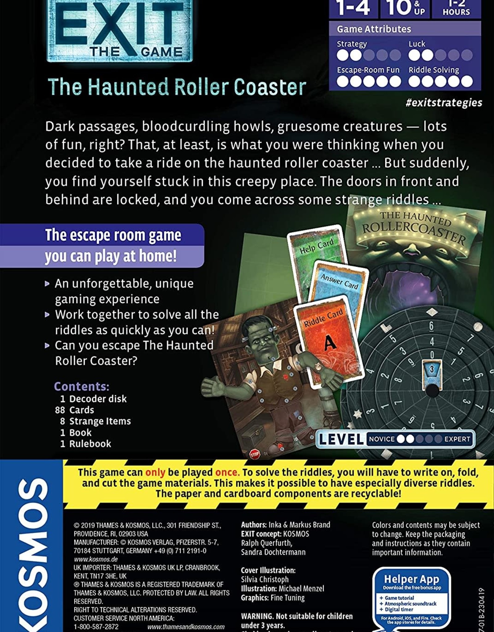 Thames & Kosmos EXIT: THE HAUNTED ROLLER COASTER (6)