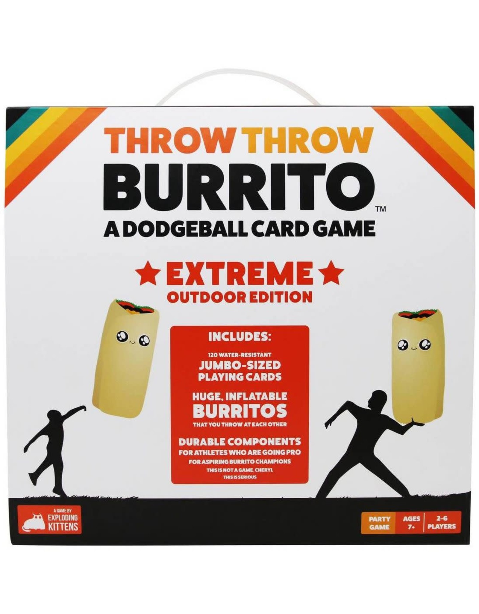 EXPLODING KITTENS THROW THROW BURRITO EXTREME OUTDOOR