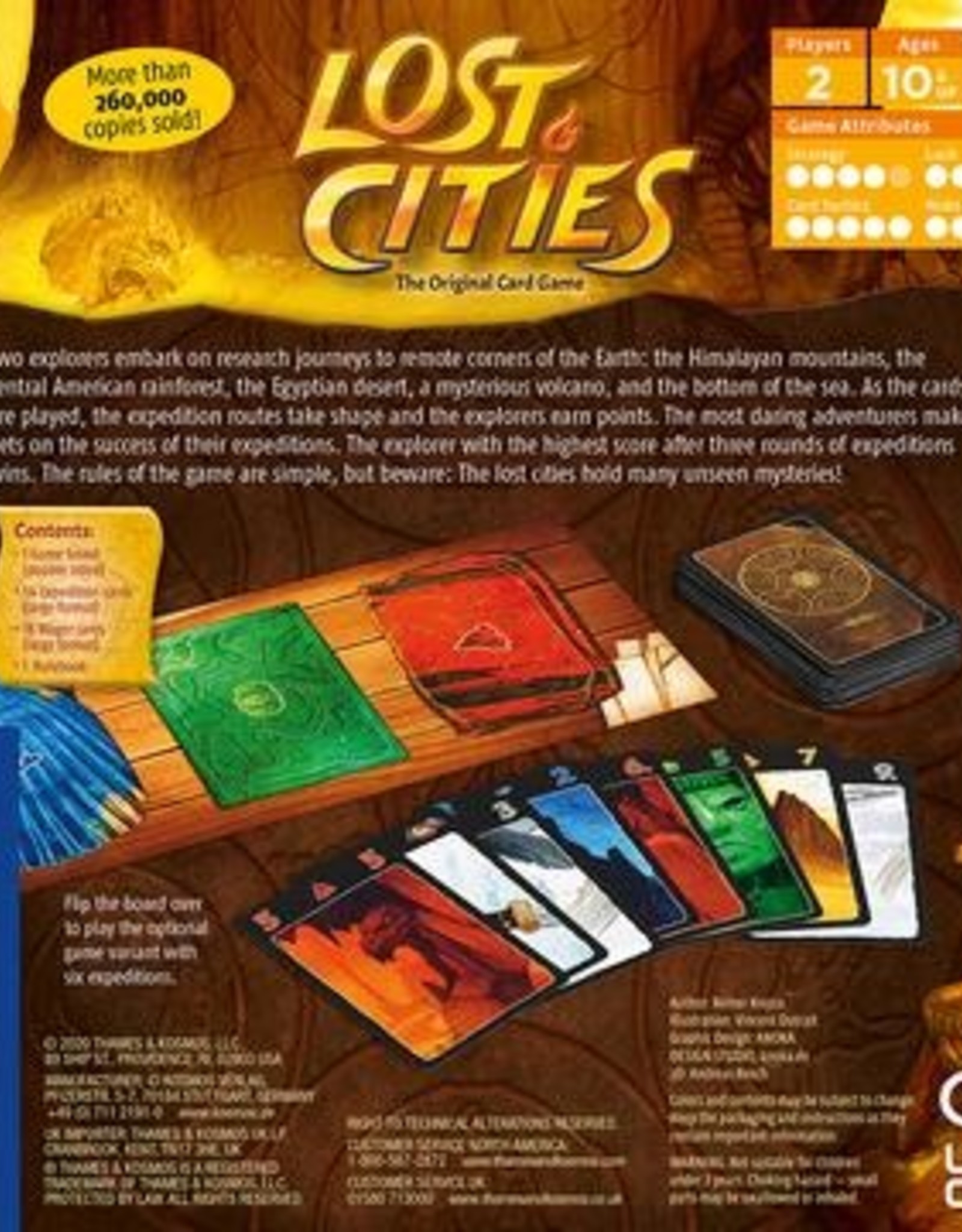 Thames & Kosmos LOST CITIES CG WITH 6TH EXPEDITION