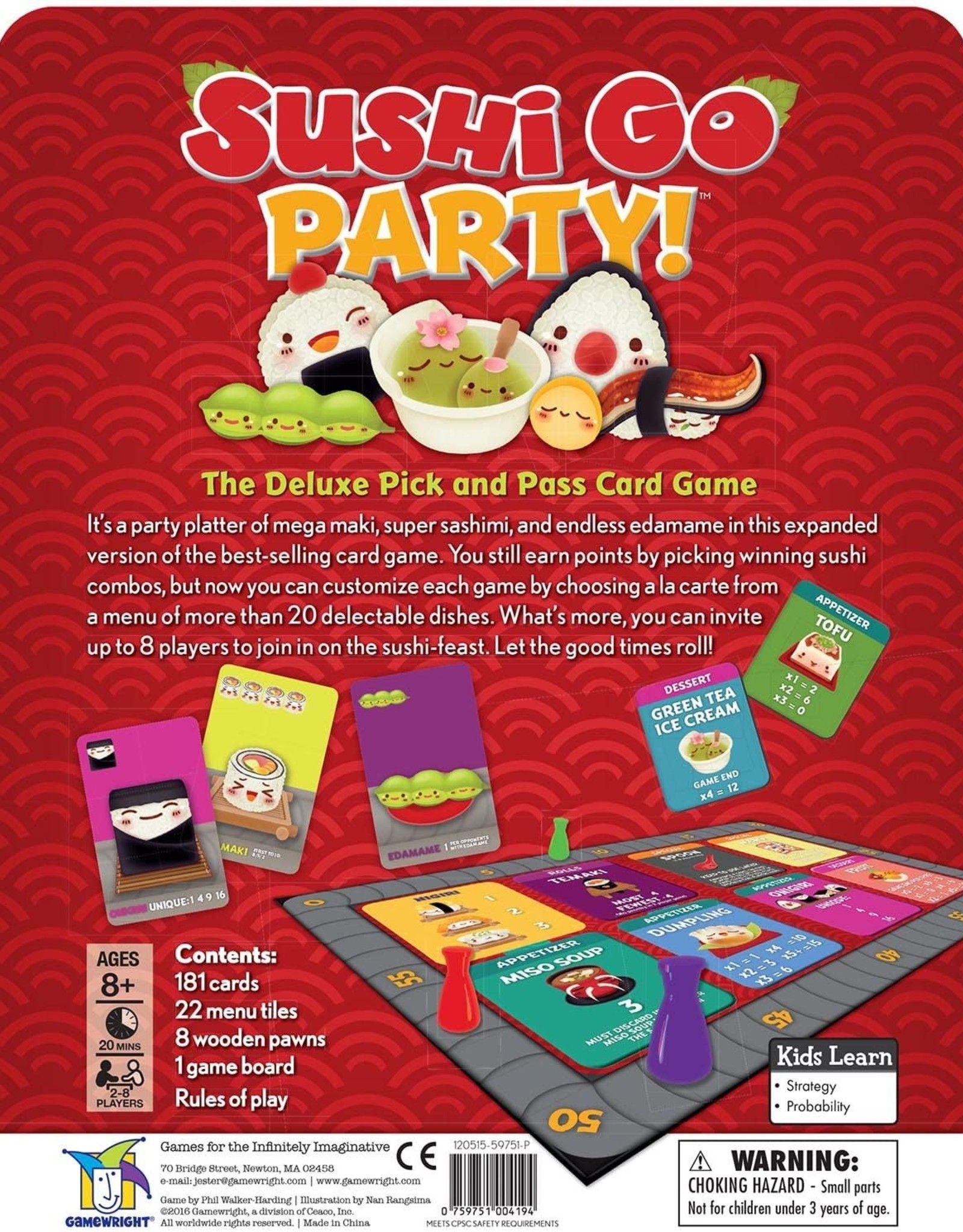 GameWright Sushi Go! Party