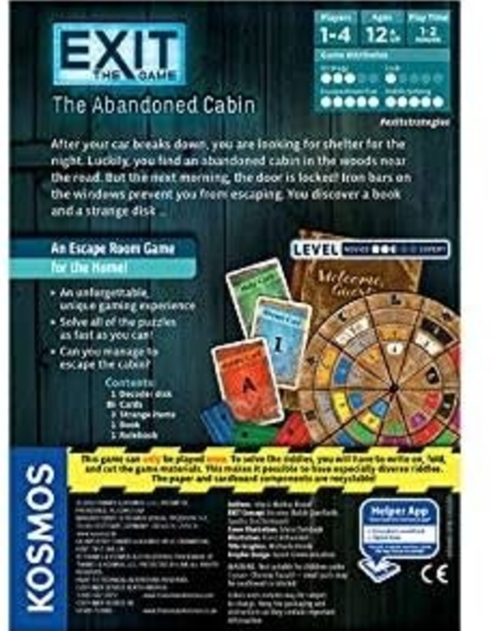 Thames and Kosmos EXIT: THE ABANDONED CABIN (6/18)