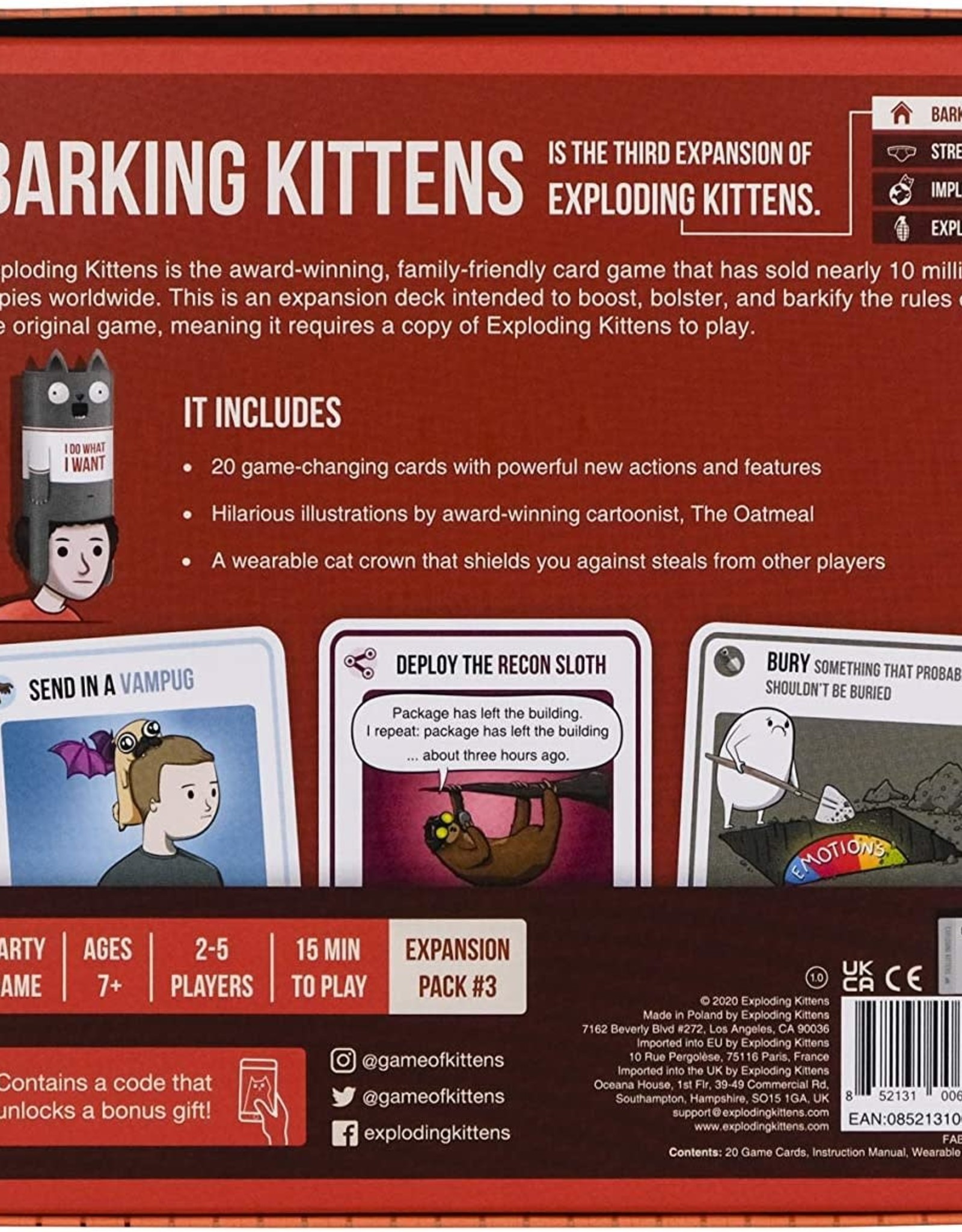 EXPLODING KITTENS EXPLODING KITTENS: BARKING KITTENS