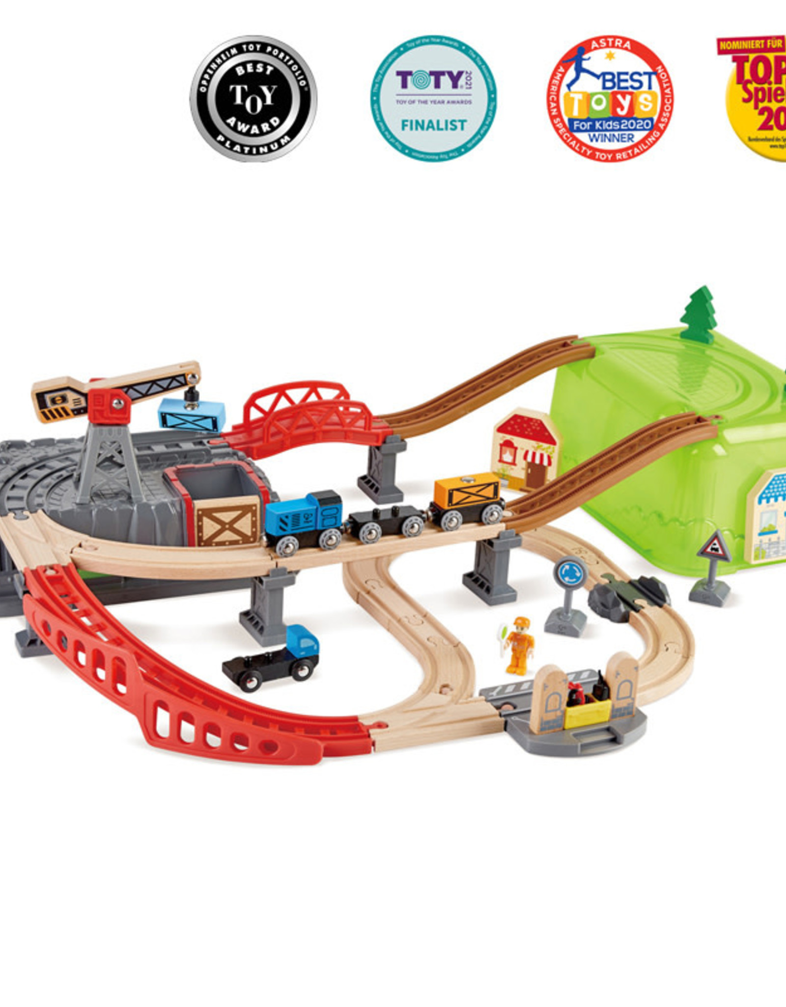 Hape RAILWAY BUCKET-BUILDER SET