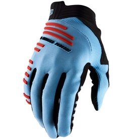 100% 100 % - R-CORE Gloves Light Blue/Red M
