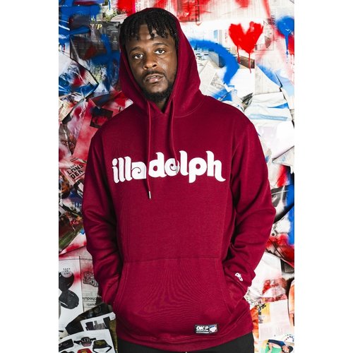 Okayplayer Illadelph Maroon Hooded Sweatshirt