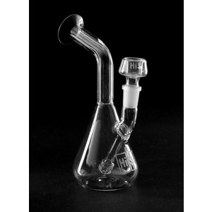 Hisi Glass Hisi Glass Mini Beaker Bent 6 inch