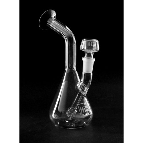 Hisi Glass Hisi Glass Mini Beaker Bent 6 inch
