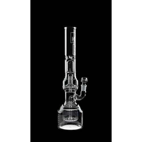 Hisi Glass Hisi Glass Double Geyser Perc 18 inch Beaker