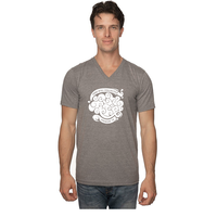 Free Will Collective Chacoal V-Neck Tee