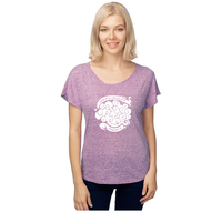 Free Will Collective Triblend Purple Tee