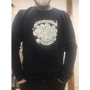 Free Will Collective Free Will Collective Navy Crewneck Sweatshirt