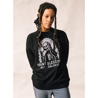 Pyknic Count Blessings Not Calories Sweatshirt