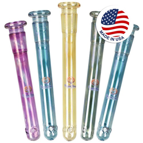 Phoenix Rising Metallic Diffused Downstem - 14mm - Colors Vary