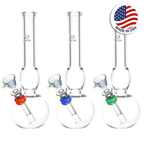 Phoenix Rising Classic Double Bubble Water Pipe - 8" - Random Color