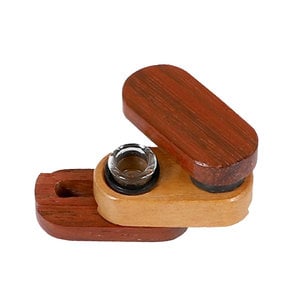 PP2859LG Twist-Out Lid Wood Pipe w/ Bottom Cleaning Slide