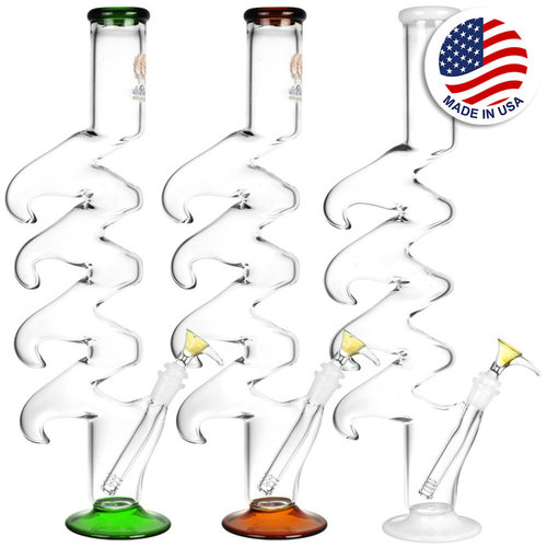 Phoenix Rising Quad Hook Water Pipe | 19" | 14mm F | Colors Vary Phoenix Rising Quad Hook Water Pipe | 19" | 14mm F | Colors Vary