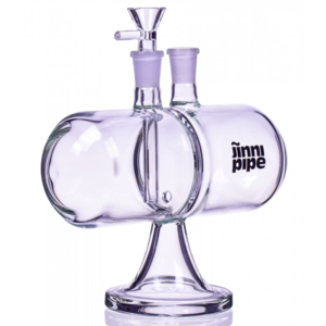 Jinni Pipe Glass Infinity Gravity Water Pipe - 7 Inches